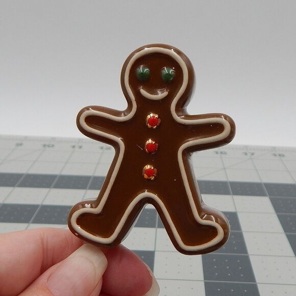 Nora Fleming Mini Gingerbread Man Can't Catch Me A48 Collectible Retired - Picture 1 of 8